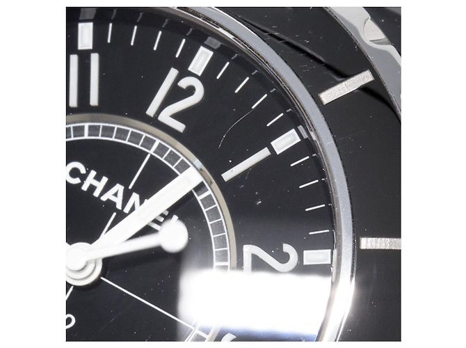 Chanel Black Ceramic J12 Uhr H0685 Schwarz - Ansicht 5