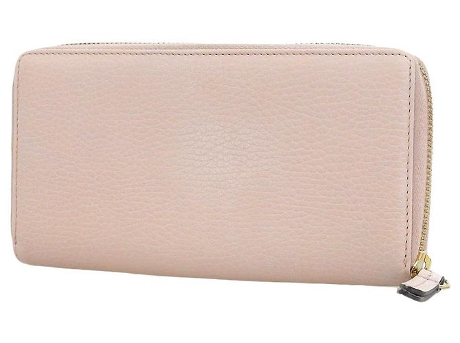 Cartera de cuero Gucci GG Marmont con cremallera - vista 2