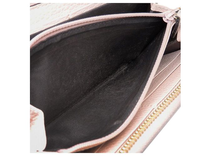 Cartera de cuero Gucci GG Marmont con cremallera - vista 4