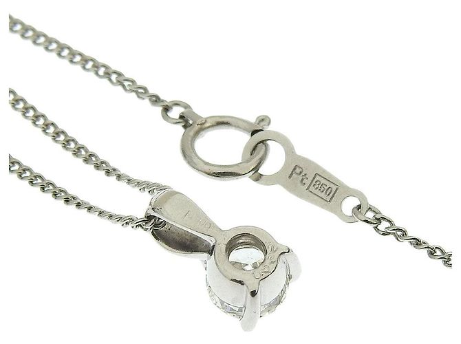 Autre Marque Collar de diamante de platino 0.5ct sin marca - vista 3