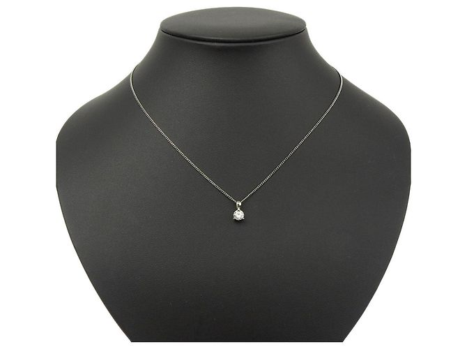 Autre Marque Collar de diamante de platino 0.5ct sin marca - vista 4