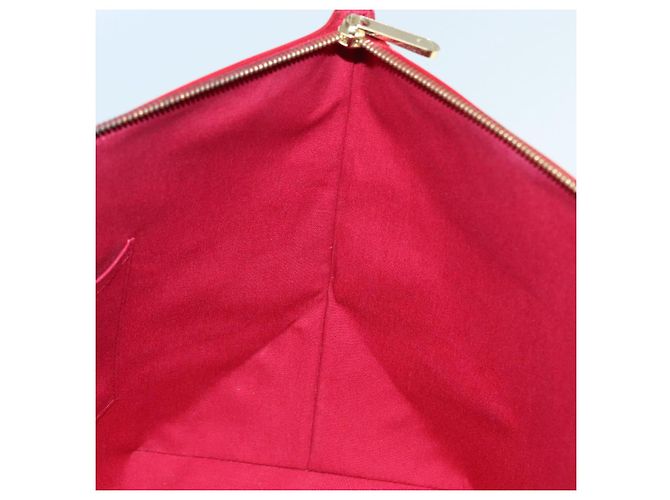 LOUIS VUITTON Monogram Vernis Bellevue GM Borsa a Mano Rossa M93587 LV Auth 89431 Rosso - vista 19