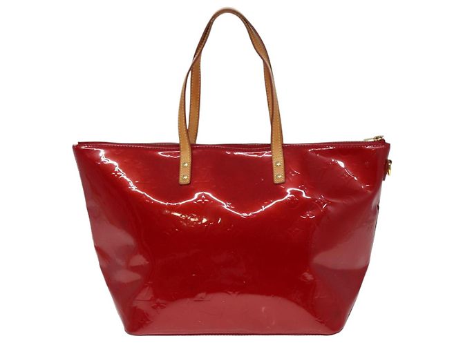 LOUIS VUITTON Monogram Vernis Bellevue GM Borsa a Mano Rossa M93587 LV Auth 89431 Rosso - vista 2