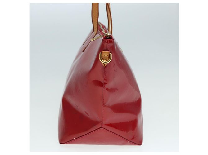 LOUIS VUITTON Monogram Vernis Bellevue GM Borsa a Mano Rossa M93587 LV Auth 89431 Rosso - vista 4