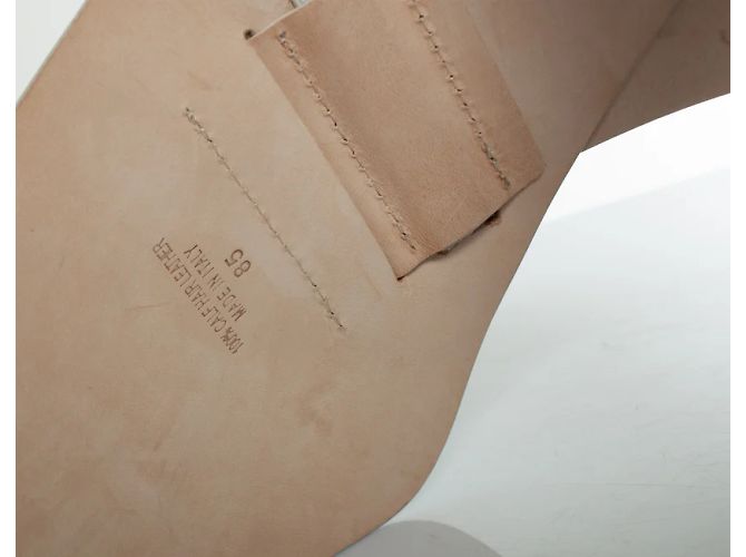 Isabel Marant, Gürtel aus Ponyleder mit Kette Weiß - Ansicht 5