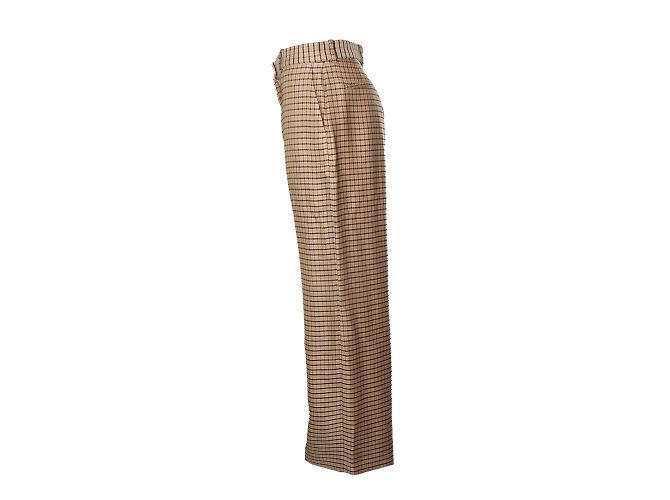 Lanvin, karierte Hose Braun Mehrfarben Orange - Ansicht 3