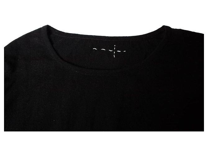 Autre Marque Tan bueno de llevar, top de mezcla de cachemira en negro - vista 6