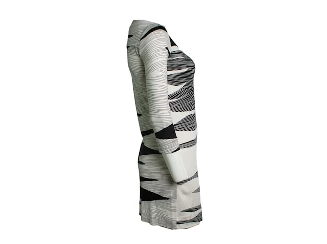 Marc Jacobs Diane von Furstenberg, Kleid mit Grafikprint Schwarz Weiß - Ansicht 4