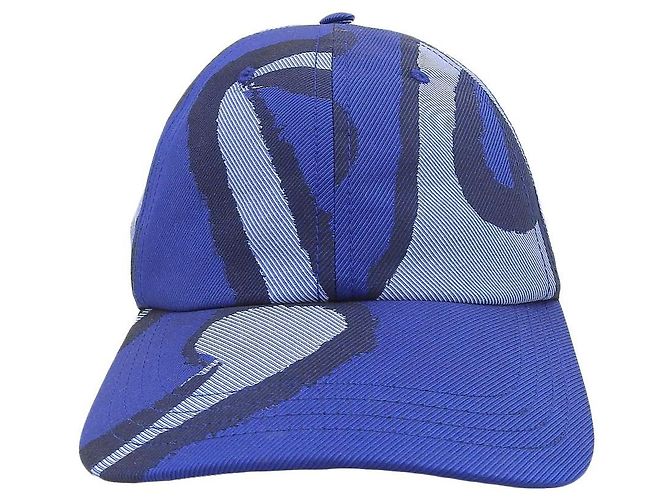 Autre Marque Berluti Canvas Baseball Cap Blau - Ansicht 2