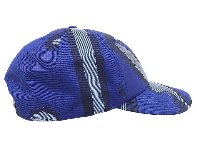 Autre Marque Berluti Canvas Baseball Cap Blau - Ansicht 3