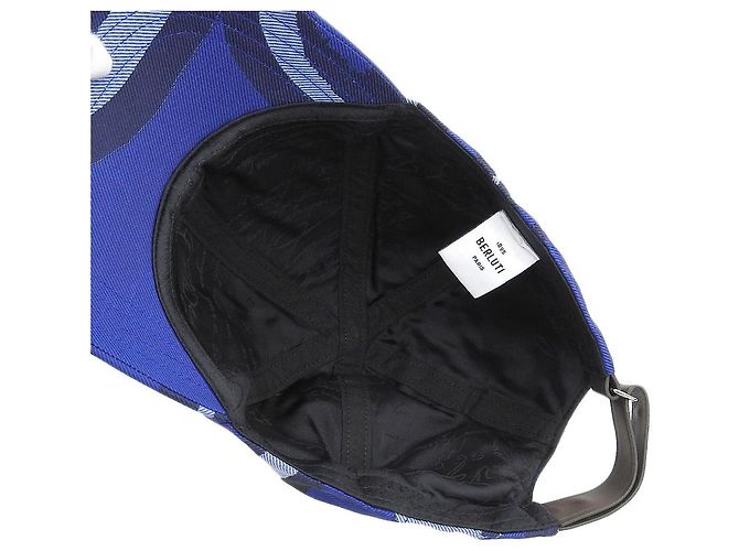 Autre Marque Berluti Canvas Baseball Cap Blau - Ansicht 5
