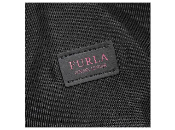 Borsa a spalla in pelle Furla nera Nero - vista 6