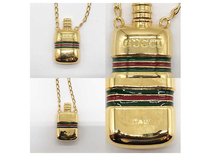 Collar con motivo de botella de metal Gucci - vista 3