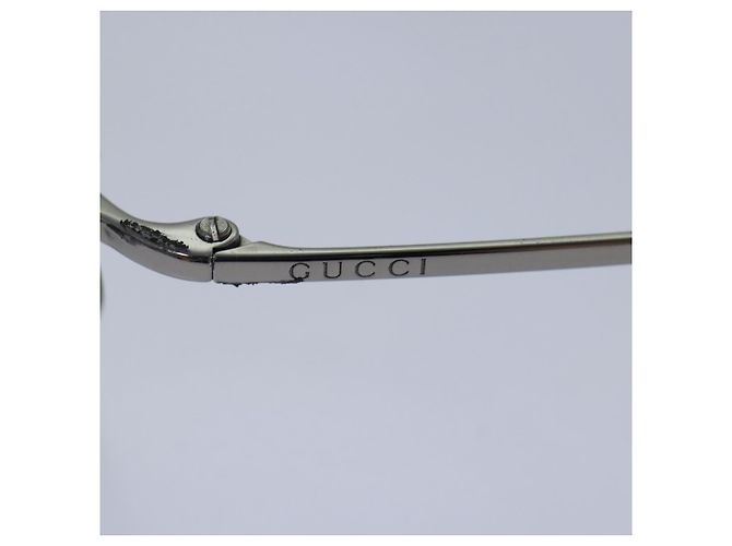 Gafas de sol GUCCI metal Plata Auth ar12508 - vista 11