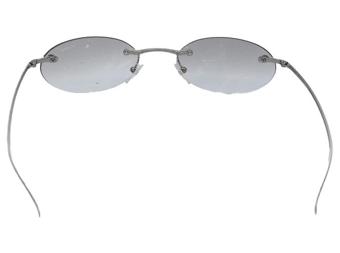 Gafas de sol GUCCI metal Plata Auth ar12508 - vista 3