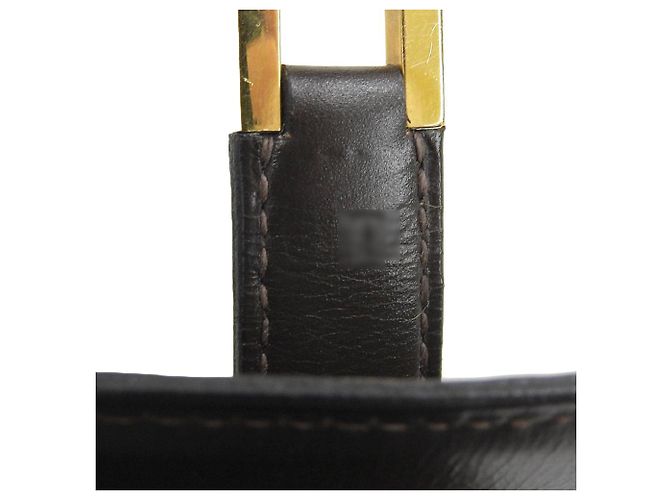 Hermès Borsa Hermes Drag 27 in pelle box calf Marrone - vista 9