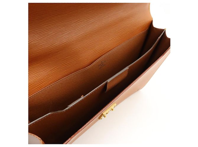 Louis Vuitton Epi Serviette Mallette M54428 Doré - vue 4