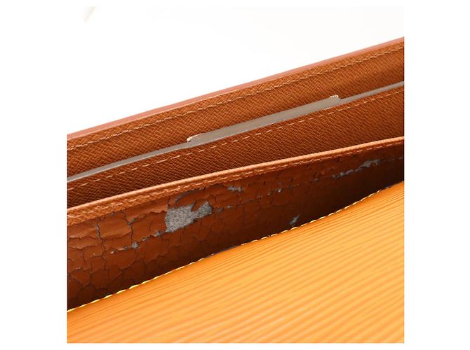 Louis Vuitton Epi Serviette Mallette M54428 Doré - vue 5