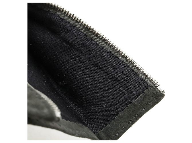 Hermès Guanti in scamosciato Hermes Grigio antracite - vista 5