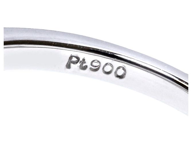 Autre Marque Pt900 Platin-Diamantring 0,28 ct Größe 11 - Ansicht 3