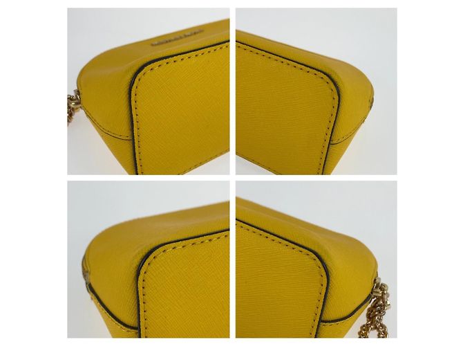 Pochette in PVC con charm a forma di cuore Michael Kors Giallo - vista 4