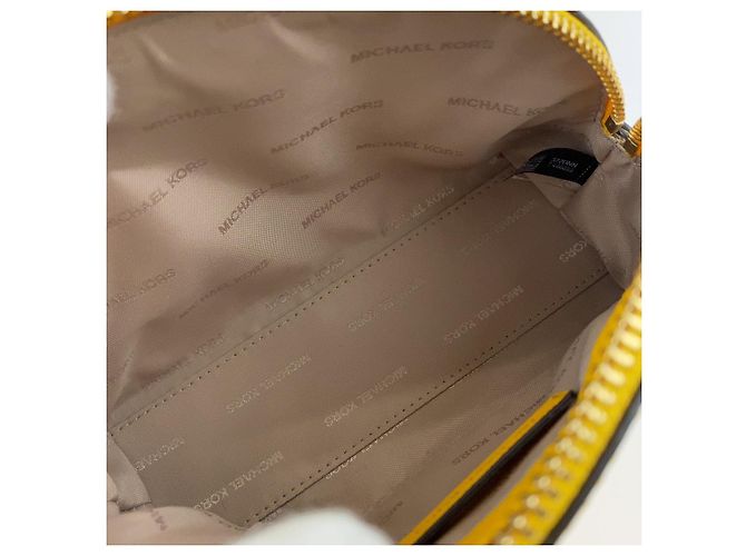 Pochette in PVC con charm a forma di cuore Michael Kors Giallo - vista 7