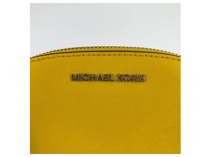 Pochette in PVC con charm a forma di cuore Michael Kors Giallo - vista 8