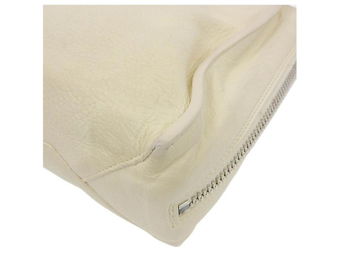 Mini borsa in pelle Balenciaga 2WAY avorio Bianco - vista 4