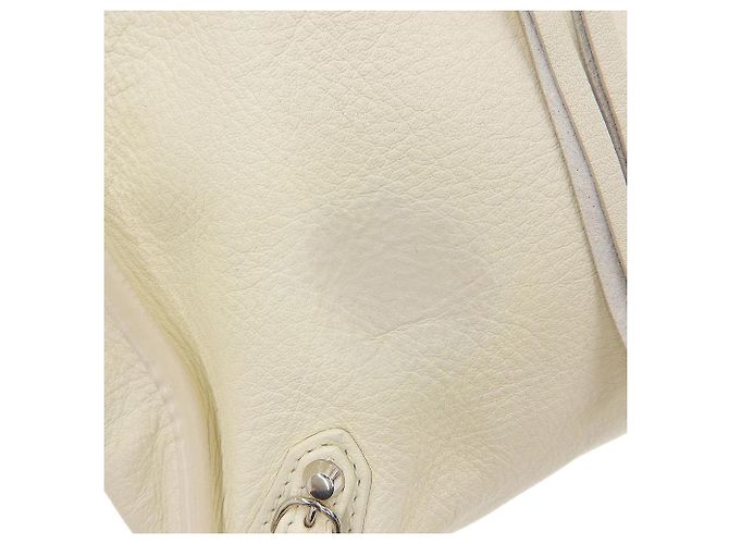 Mini borsa in pelle Balenciaga 2WAY avorio Bianco - vista 5