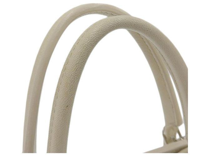 Mini borsa in pelle Balenciaga 2WAY avorio Bianco - vista 6