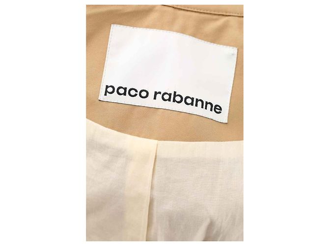 Paco Rabanne Trench coat de algodón - vista 5