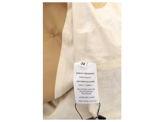 Paco Rabanne Trench coat de algodón - vista 6