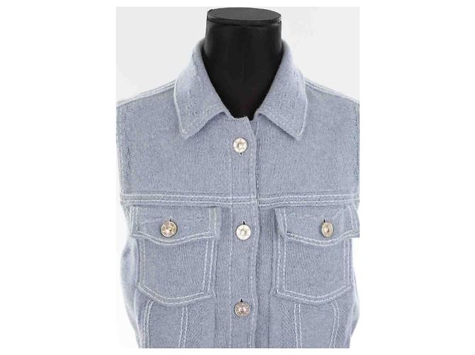 Giacca in cashmere blu Barrie - vista 2