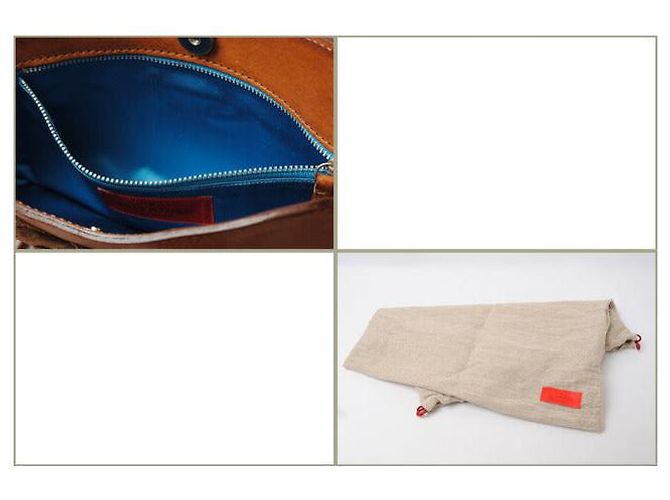 Bolso de hombro de cuero natural Valentino - vista 6