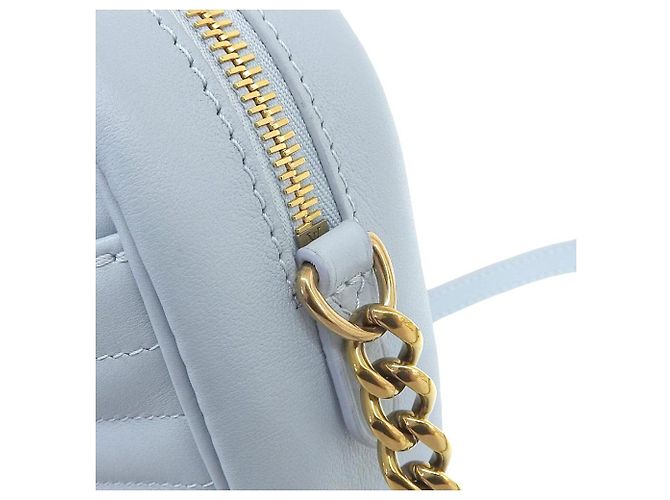 Borsa a spalla Louis Vuitton Epi New Wave Camera M55329 Blu - vista 5