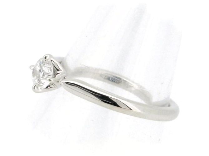 Autre Marque Niwaka PT950 Diamantring Silber - Ansicht 3