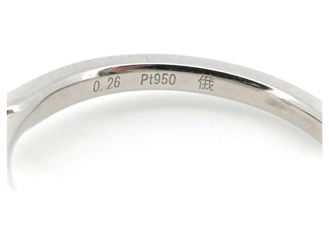 Autre Marque Niwaka PT950 Diamantring Silber - Ansicht 6