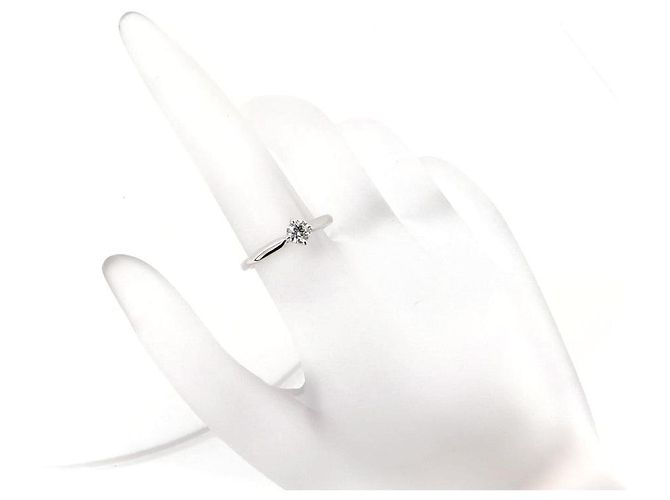 Autre Marque Niwaka PT950 Diamantring Silber - Ansicht 7