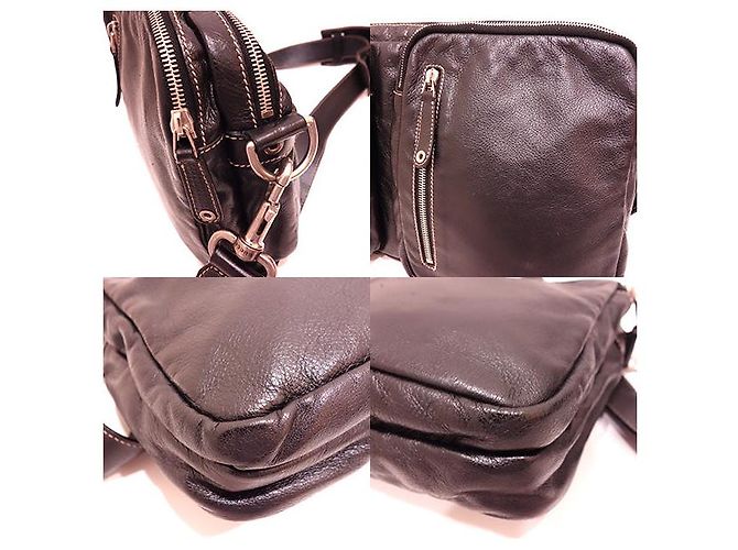 Borsa a tracolla in pelle nera Gucci Nero - vista 4