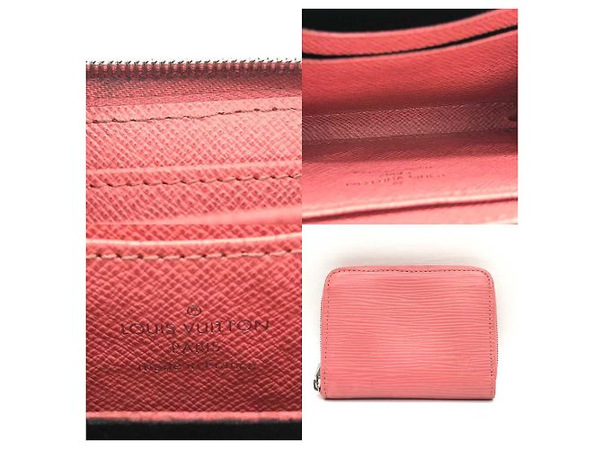 Carteira Zippy Epi Louis Vuitton M60593 Rosa - vista 5