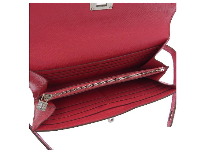 Hermès Cartera Hermes Kelly Epson Larga - vista 3