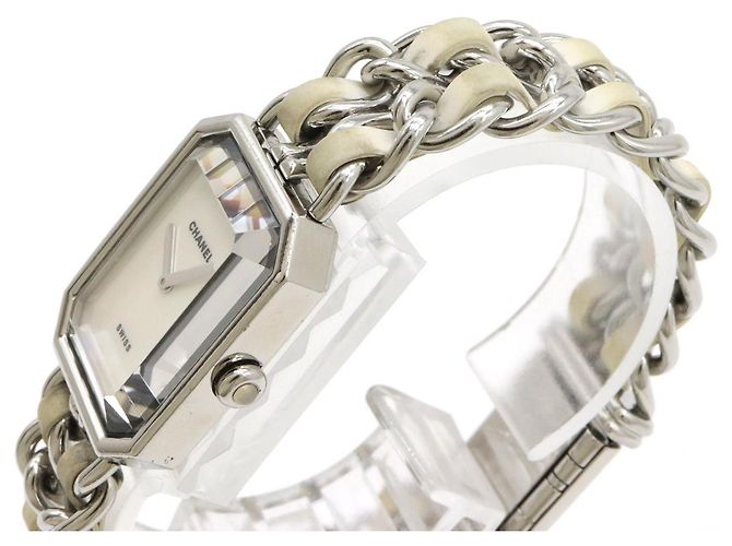 Chanel Premiere Edelstahl Quarz Weiß - Ansicht 6