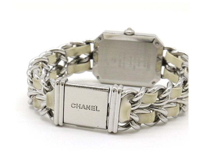 Chanel Premiere Edelstahl Quarz Weiß - Ansicht 8