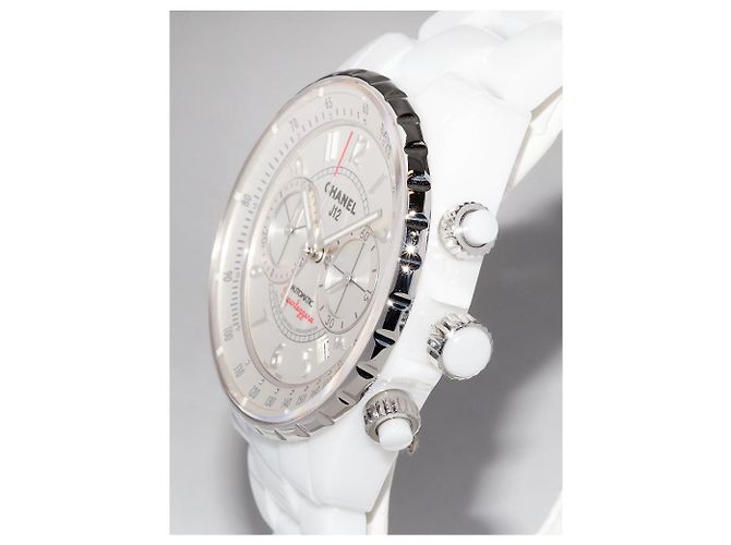 Chanel Weißer Keramik J12 Superleggera Uhr H3410 - Ansicht 3
