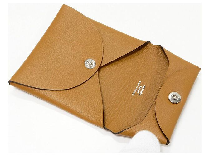 Hermès Hermes Bastia Evercolor Coin Case Brown - view 2