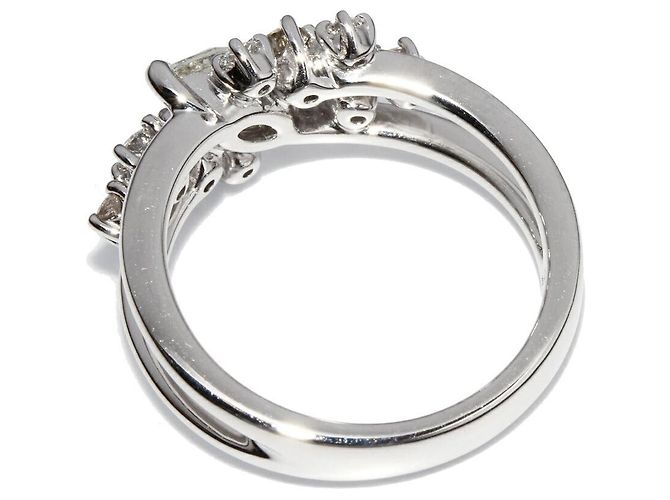 Autre Marque K18WG Weißgold-Diamantring 0,50 ct - Ansicht 3