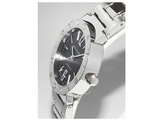 Autre Marque Orologio automatico Bvlgari Bvlgari con quadrante nero BB33SSAUTO - vista 4