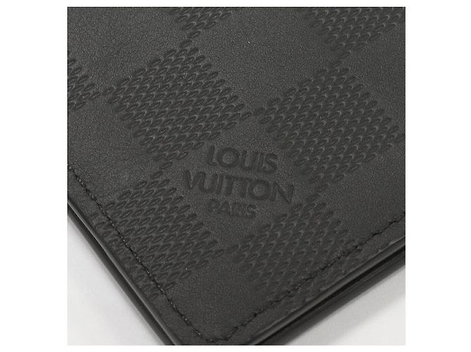 Organizer da tasca bifold Damier Infini Louis Vuitton N63197 Nero - vista 5