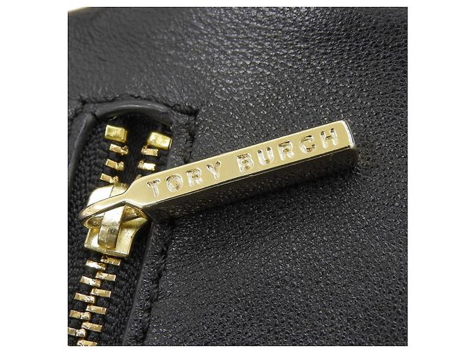 Autre Marque Borsa a spalla in pelle 2WAY Tory Burch Clutch Nera Nero - vista 10
