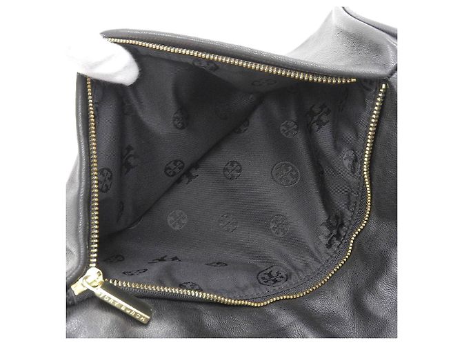 Autre Marque Borsa a spalla in pelle 2WAY Tory Burch Clutch Nera Nero - vista 3